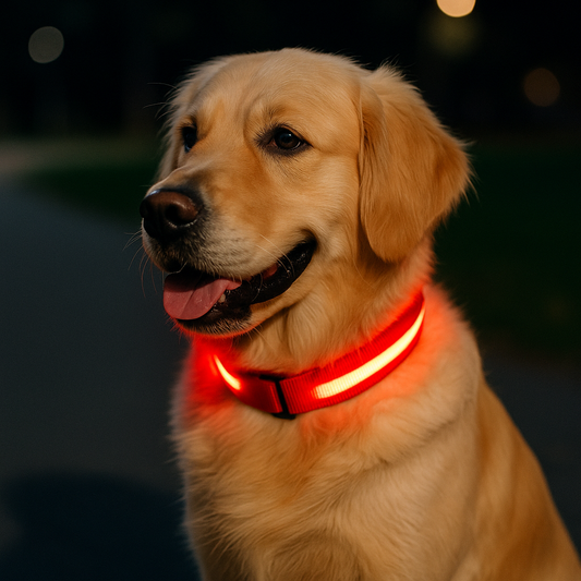 Collier LED pour chiens